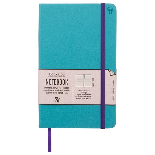 Bookaroo Bigger Things Notebook Journal - Turquois