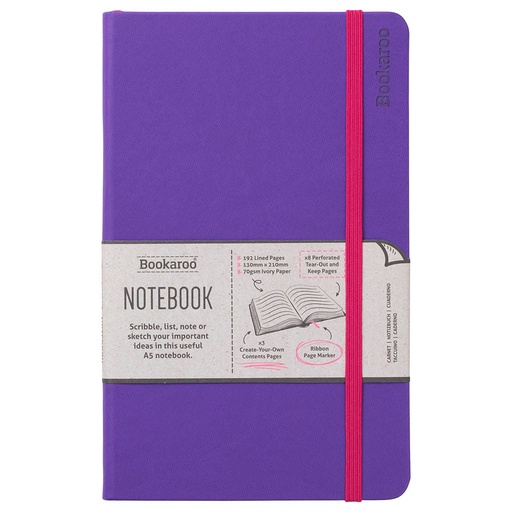 Bookaroo Bigger Things Notebook Journal - Purple