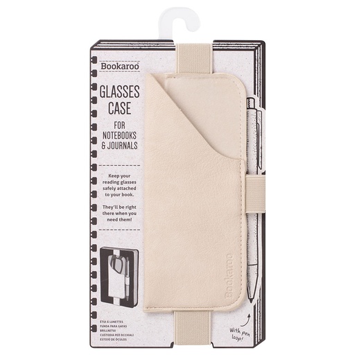 Bookaroo Glasses Case - Cream