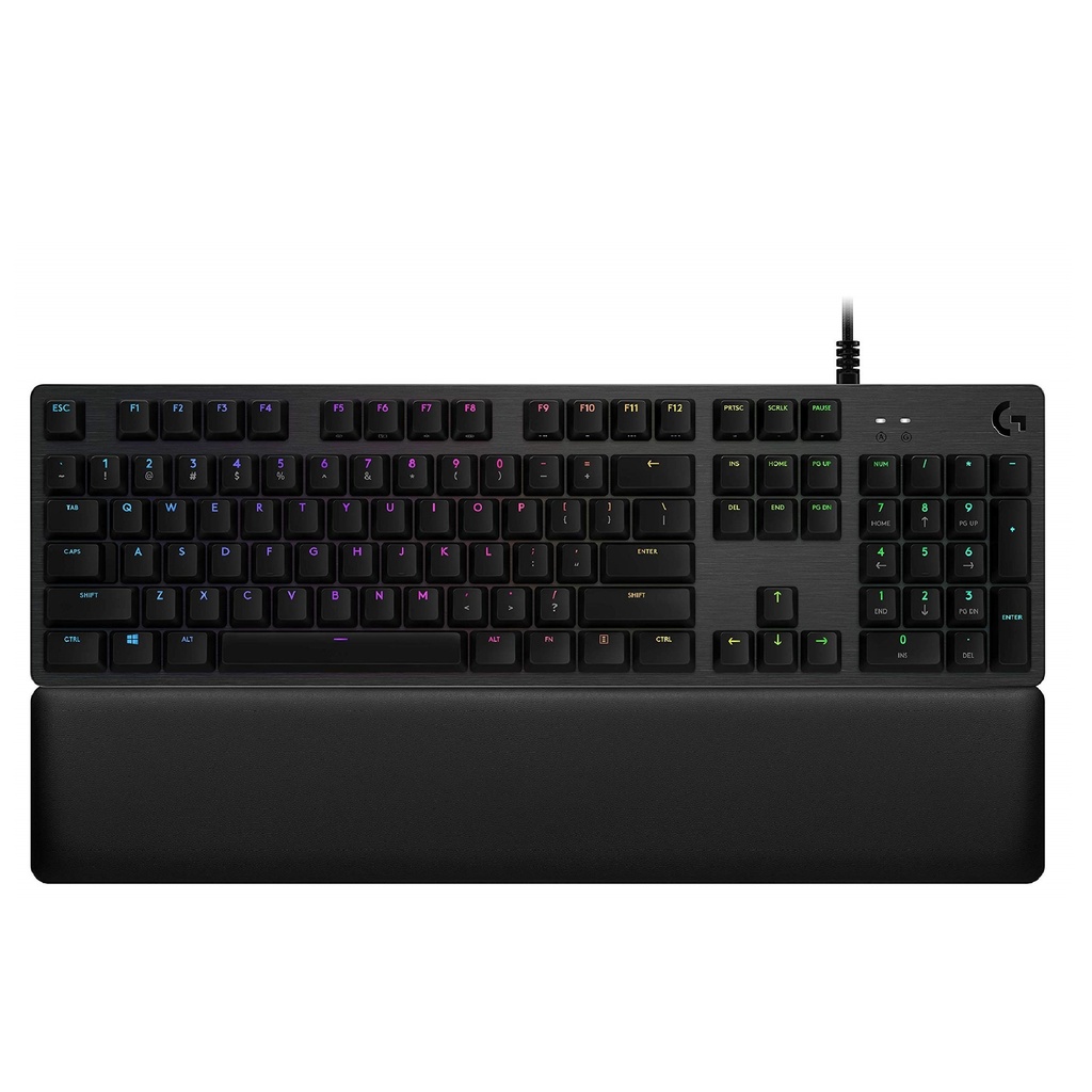 LOGITECH G513 Carbon RGB Mechanical Gaming Keyboard, GX Blue (Clicky)
