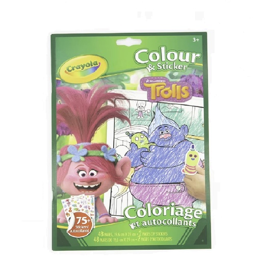 Crayola Color & Sticker Book 48pages