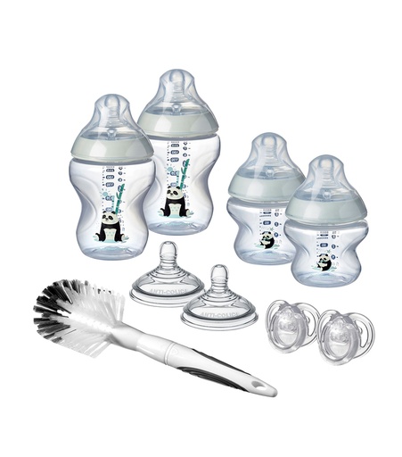 Tommee Tippee Closer to Nature Feeding Bottle Kit, Starter Set Girl