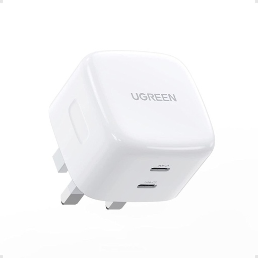 Ugreen Dual USB Wall Charger White