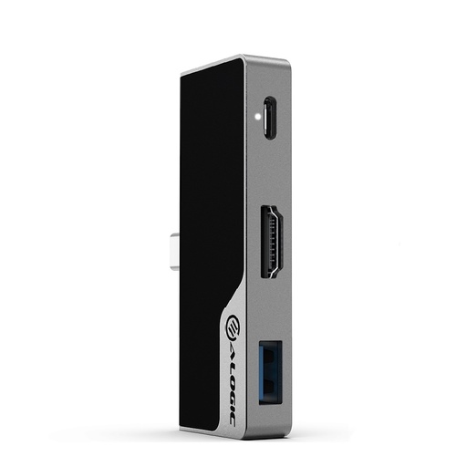 Alogic USB-C Dock Nano Mini with USB-A Ultra Series Space Grey