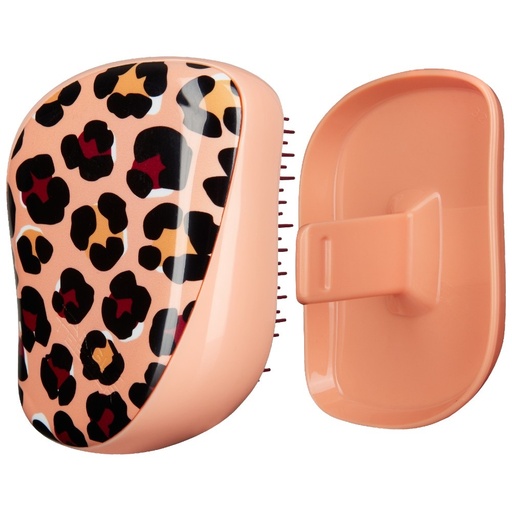 Tangle Teezer Compact Styler Hairbrush Apricot Leopard Print