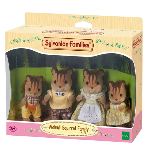 Sylvanian Families Walnut Squirrel Family