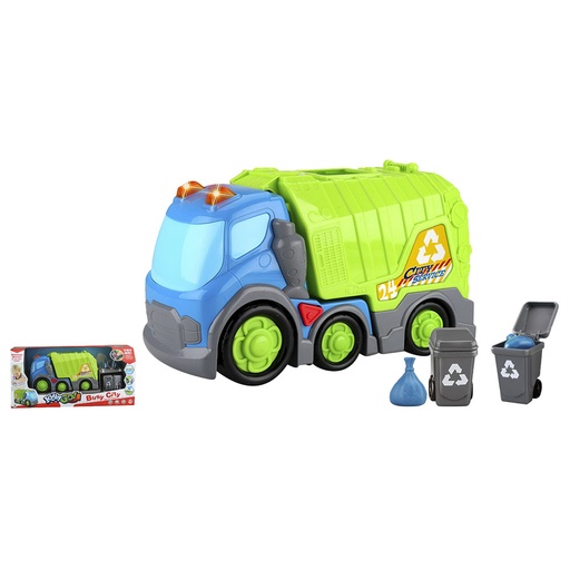 Kiddy Go! Free Wheel Garbage Truck with Light & Sound