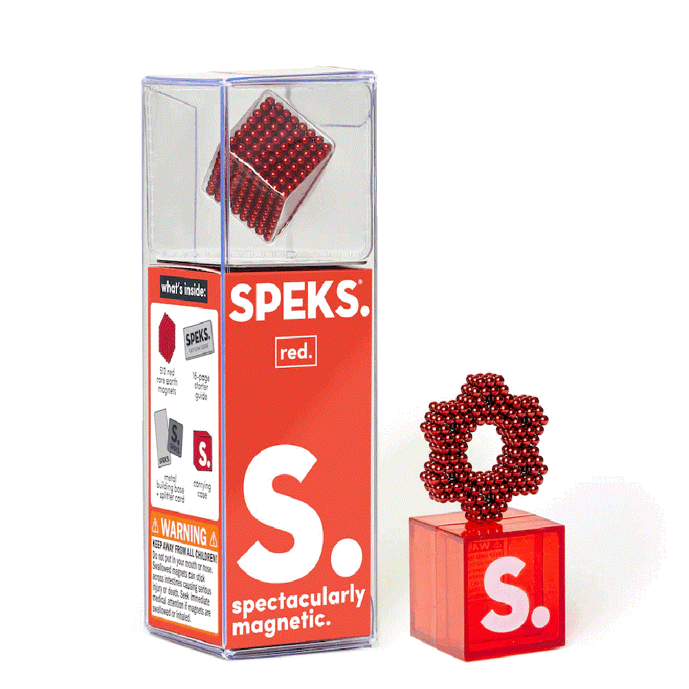 Speks Solid Red Magnet