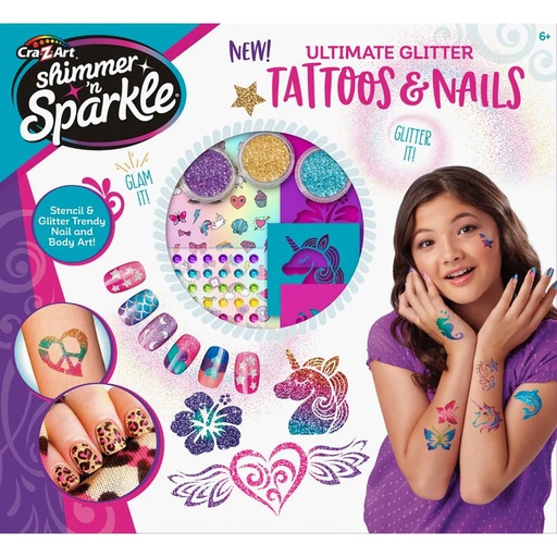 Shimmer N Sparkle Nails & Body Tattoos (SNS-65502)