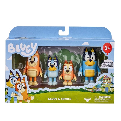 Bluey & Family S3 Figure 4Pack