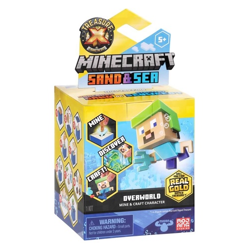 Treasure X Minecraft Sand & Sea Overworld Mine & Craft Character